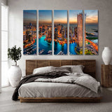 Cityscape Top View Canvas Print SKU 10395