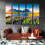 Blooming Lupine Flowers Canvas Print SKU 10114