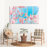 Pink Magnolia Flowers Canvas Print SKU 10266