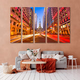 Evening City Philadelphia Canvas Print SKU 10478