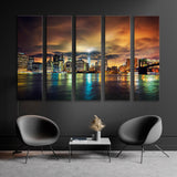 Manhattan at Sunset Canvas Print SKU 10433
