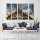 Ancient Mayan Pyramid Mexico Canvas Print SKU 10379