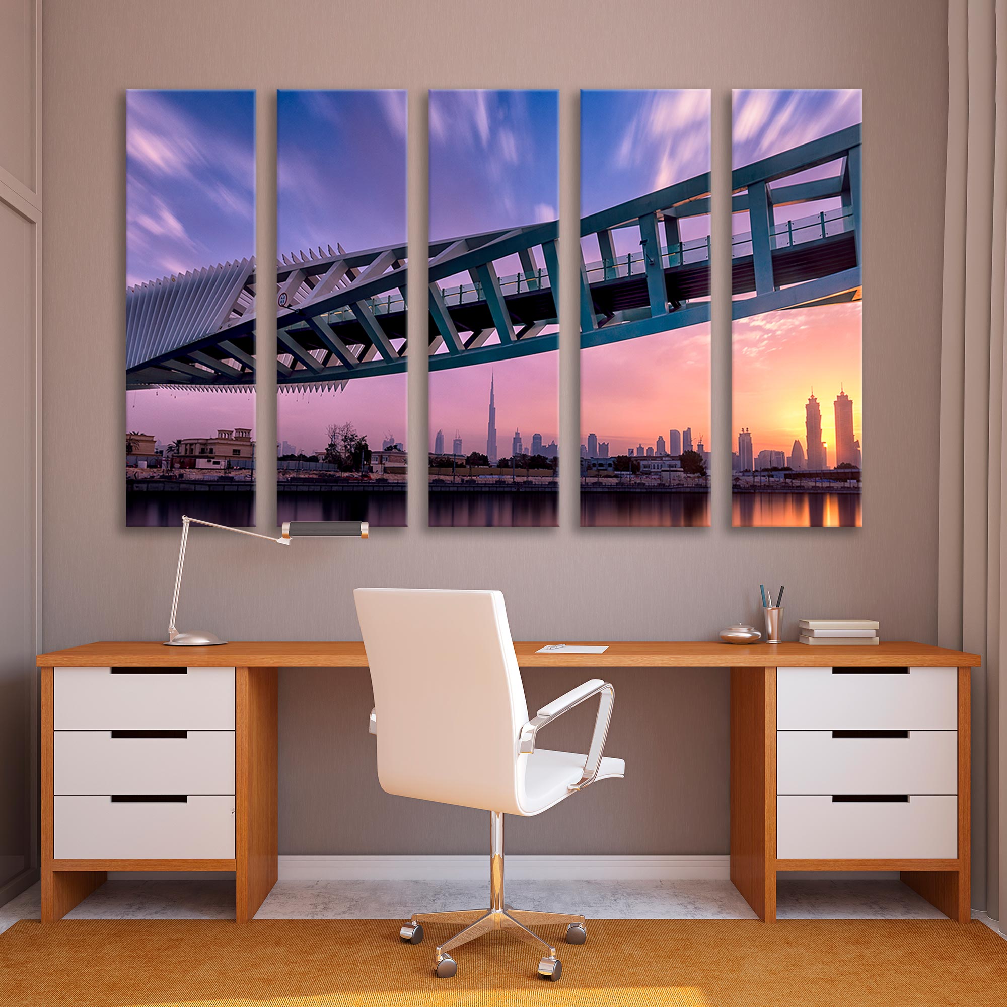 View of Downtown Dubai Canvas Print SKU 10494