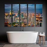 Panama City Financial Center Canvas Print SKU 10501