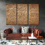 Ancient Hieroglyphs on a Clay Tablet Canvas Print SKU 10949