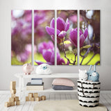 Delicate Magnolia Flowers Canvas Print SKU 10499