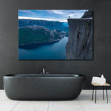 View from the Preikestolen Summit Canvas Print SKU 10947