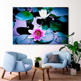 Bright Lotus Flowers Canvas Print SKU 10351