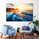 Beach Sunset Canvas Print SKU 10142