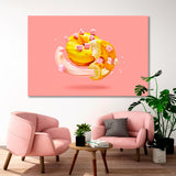 Donut with Мarshmallows Canvas Print SKU 10745