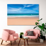 Tropical Beach and Sea Canvas Print SKU 10917