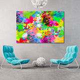 Colorful Splashes Canvas Print SKU 10317