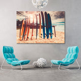 Surfboards Canvas Print SKU 10118