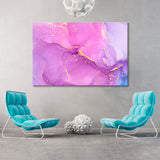 Unique Pink Abstract Canvas Print SKU 10250