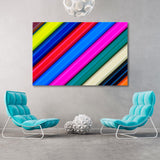 Colour Рencils Abstraction Canvas Print SKU 10629