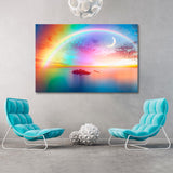 Rainbow with the Beautiful Sea Canvas Print SKU 10777