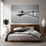 Old Abandoned Fisherman Jetty Canvas Print SKU 10113