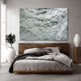 Foam Waves Texture Background Canvas Print SKU 10919