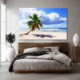 Caribbean Wild Beach Canvas Print SKU 10122