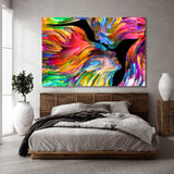 Couple in Love Abstract Canvas Print SKU 10503