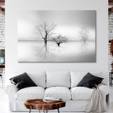 Minimalism of Nature in Black and White Canvas Print SKU 10774