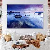 Sea in the Evening Light Canvas Print SKU 10502