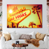 Vegas Strip 80s Entrance Canvas Print SKU 10419