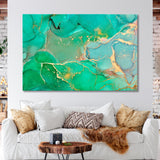 Emerald Abstract Canvas Print SKU 10233