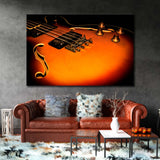 Bass Gitar Canvas Print SKU 10453