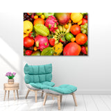 Assortment of Exotic Fruits Canvas Print SKU 10860