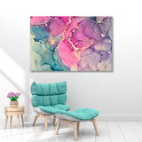 Abstract Multicolored Marble Canvas Print SKU 10223