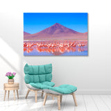 Pink Flamingos in Bolivia Canvas Print SKU 10721