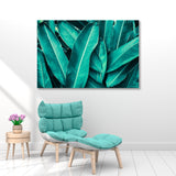 Tropical Leaves Canvas Print SKU 10334