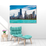 Chicago on a Summer Day Canvas Print SKU 10913