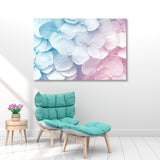 Delicate Hydrangea Background Canvas Print SKU 10359