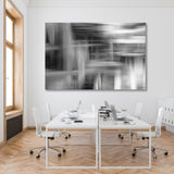 Abstract Blurred Background Black White Canvas Print SKU 10188