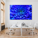 Aster with Blue Petals Canvas Print SKU 10340