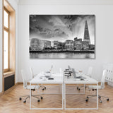 New London City Hall Black and White Canvas Print SKU 10591