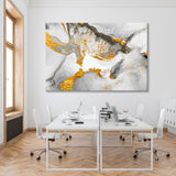 Abstract Marble from Gold Canvas Print SKU 10214