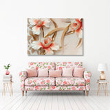 Floral Wall Decor 3D Canvas Print SKU 10538