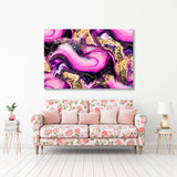 Abstract Purple Swirl Canvas Print SKU 10197