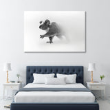 Cute Koala Bear Black and White Canvas Print SKU 10296