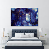 Dark Blue Abstract Canvas Print SKU 10258