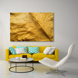 Golden Leaf Texture Canvas Print SKU 10521