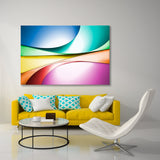 Abstract Colored Paper Canvas Print SKU 10556