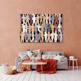 People Silhouettes Canvas Print SKU 10560