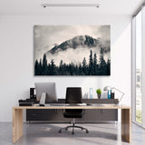 Foggy Park Banff Canada Canvas Print SKU 10448