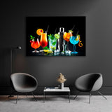 Multicolored Cocktails Canvas Print SKU 10553