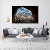 Panorama from the Artificial Caves Canvas Print SKU 10945