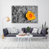 Yellow Rose Among the Grays Canvas Print SKU 10376